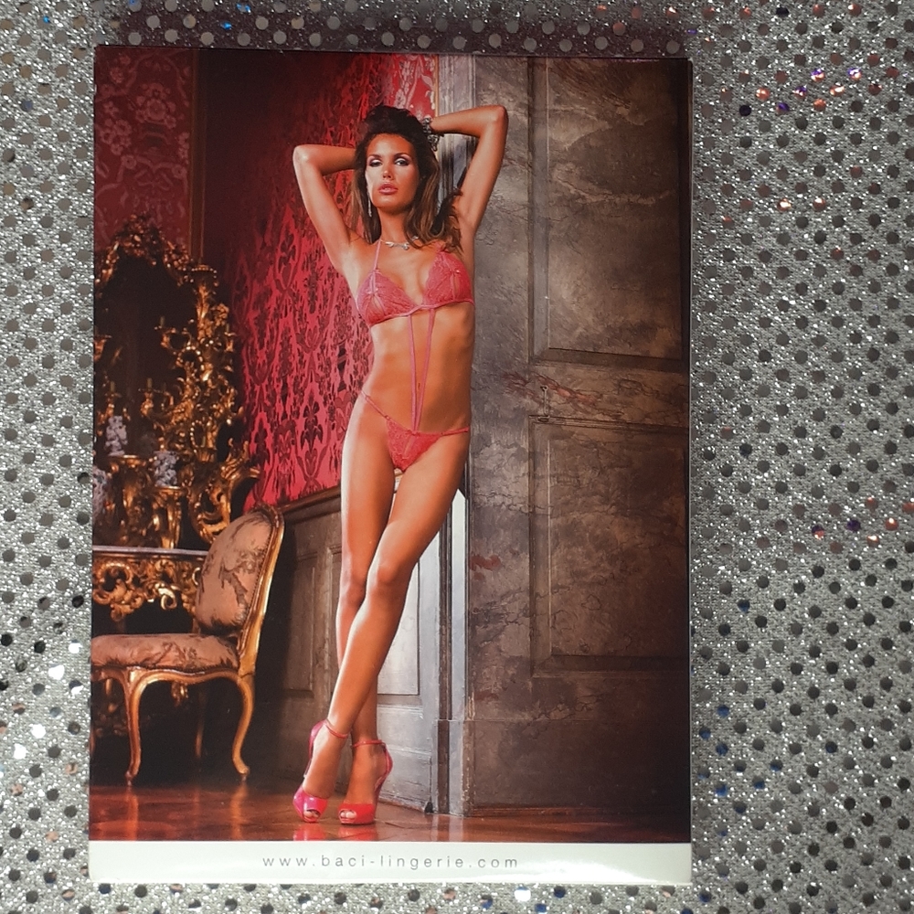 Baci Pink Fishnet Bikini